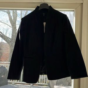 Jcrew velvet going out blazer
